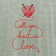 thumbnail image 3 of CafePress - All You Knit Is Love - Women's Nightshirt, 3 of 4