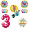 TROLLS Movie 3rd Happy Birthday Party Balloons Supplies Poppy Branch Movie