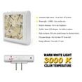 thumbnail image 2 of Plug in Dimmable LED Night Light with Dusk to Dawn Auto Sensor, Adjustable Brightness, Warm Light, Auto On/Off Nightlight for Bathroom, Hallway, Nursery, Bedrooms - Dragonflies and Butterflies, 2 of 7