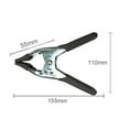 thumbnail image 1 of 4Pack 6Inch Spring Clamp Large Super Heavy Duty Spring A-Shaped Metal Clamps Shenzhuyue, 1 of 10