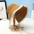 thumbnail image 2 of SikaFu Spring And Summer New Ladies Lace Lace Hats Outdoor Out To Visit Fisherman Hat Bell -Type Sunscreen Pot Sun Hats, 2 of 7
