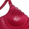 thumbnail image 4 of Gymayou Wireless Lace Push Up Bra for Women Comfort No Underwire Full Coverage Everyday Bra Lace Padded Bra Ladies Daily Wear Lingeries Beige 34, 4 of 9