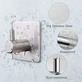 thumbnail image 6 of AAOMASSR Adhesive Hooks Bathroom Towel Shower Hooks Anti-Skid Heavy Duty Wall Hooks Hanger Stick On Hooks for Hanging Towels, Robes, Coats, Keys, Calendars-Bathroom Home Kitchen-4 Packs, 6 of 8