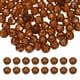 thumbnail image 1 of Cuentas de cristal redondas Uxcell de 8 mm, 100 piezas de cuentas de bola facetadas de vidrio para hacer joyas, ámbar, 1 of 6