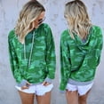 thumbnail image 3 of Chandail à Capuchon Camouflage pour Femmes, Coton, Design Uni, Chandail Décontracté, 3 of 5