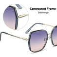 thumbnail image 4 of Gafas de sol polarizadas de montura grande Gafas de sol de personalidad europea y americana, fabricadas en TAC y metal, 4 of 5