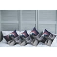 thumbnail image 6 of Ambesonne Space Throw Pillow Cover 4 Pack, Brace Astronaut Cosmos, 20", Grey Magenta, 6 of 6