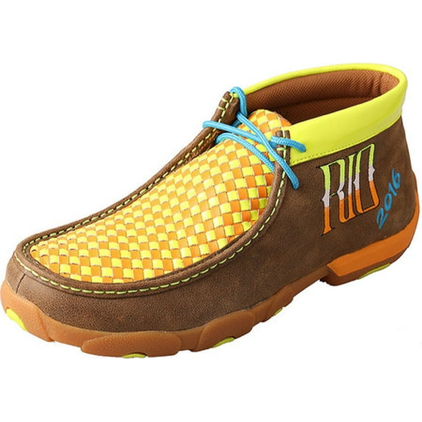 twisted x sunflower driving mocs