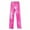 Hot Pink, variant on Mens Casual Pants,Men's Sport Stage Performance Solid Color Elastic Waist Pants,Pants for Men