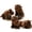 Bison-Brown, variant on Tezituor 4Pcs Bison Stuffed Animal 13.8" Realistic Bison Plush Toy Bulk Stuffed Animals