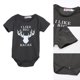 thumbnail image 3 of Bebé Body Romper Jumpsuit Outfit Sundress Impresión de ciervos, 3 of 9