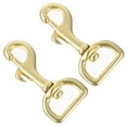 thumbnail image 3 of 2 Pcs Clips de Plongée en Laiton à Vis Pivotantes à Illets, 3 of 8