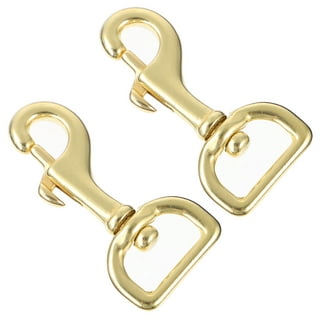 Paracord Planet 1/2 Inch Gold Swivel Snap Hooks - Pack Size