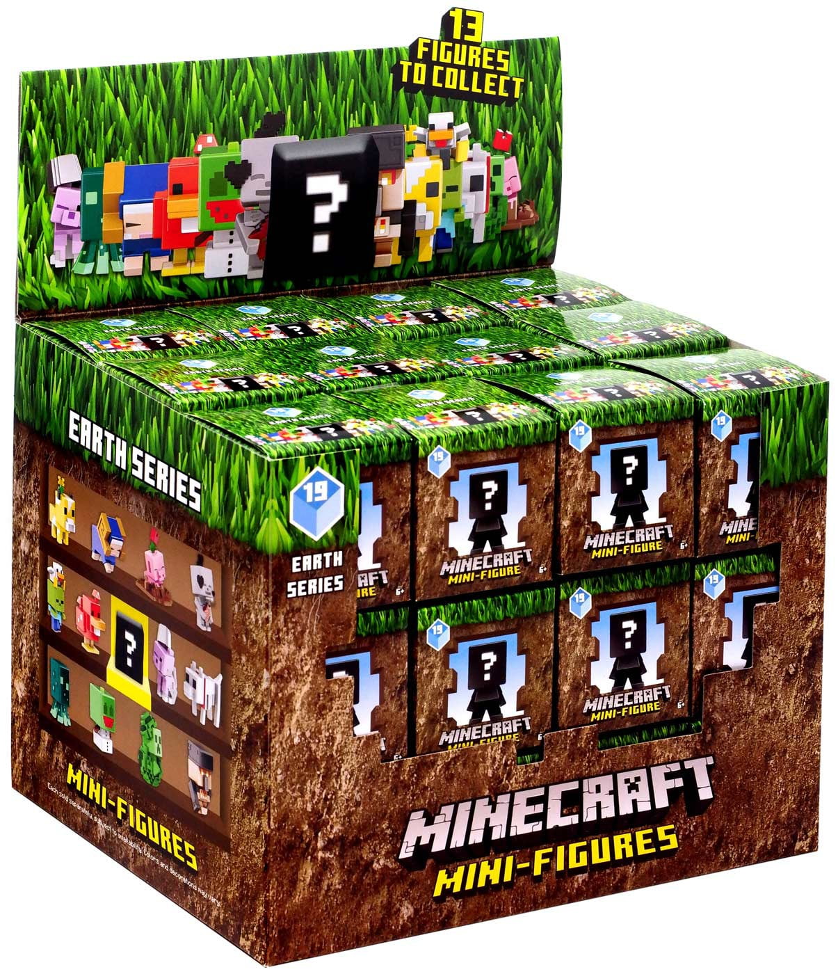 Minecraft Earth Series 19 Mystery Box 36 Packs Walmart Com Walmart Com