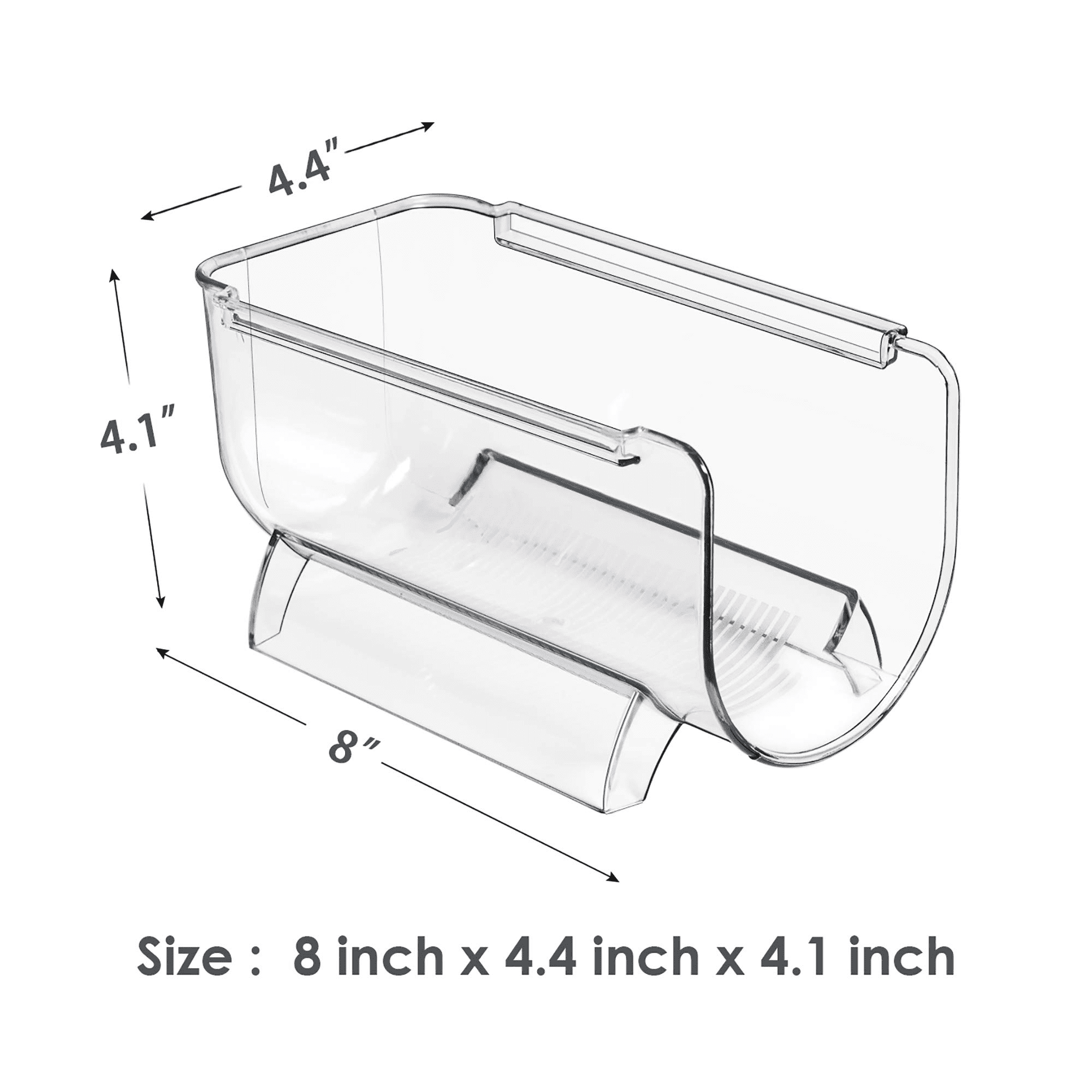 Buy Vtopmart Refrigerator Wine and Water Bottle Holder, 4Pack Stackable