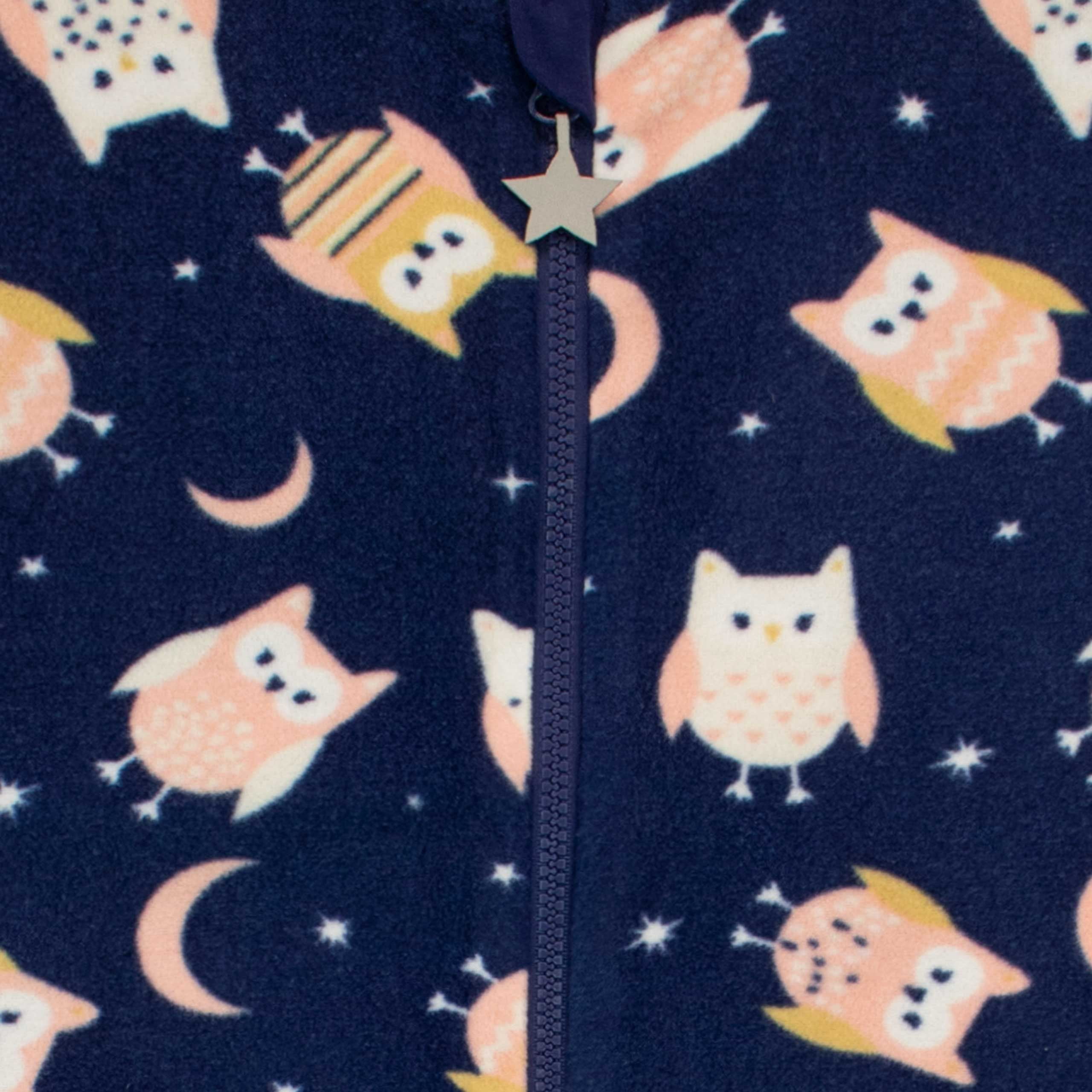 Harry Bear Girls Nighttime Owl Long Sleeve Onesie Sizes 3T-10