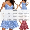 thumbnail image 4 of YHAJDS Womens Spaghetti Strap Dress Floral Print Backless Short Summer Sundress, 4 of 6