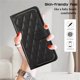 thumbnail image 2 of YEYKX Cartera for iPhone Air de 6,5 Pulgadas con Correa para Muñeca/hombro, 9 Ranuras para Tarjetas, Monedero con Cierre, Soporte de Cuero de Lujo, Funda Cell Phone a Cuadros, Negro, for iPhone Air, 2 of 10