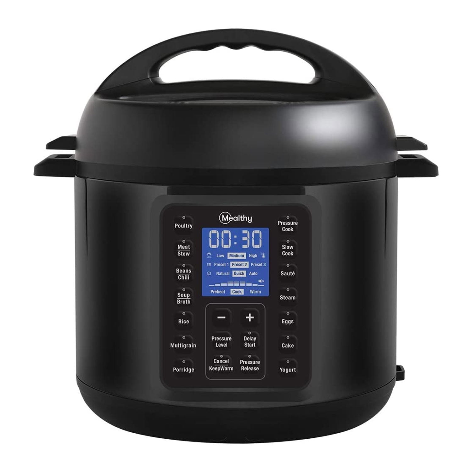Mealthy MultiPot 2.0 9 in 1 6 Quart Electric Pressure Cooker w Self Sealing Lid Walmart