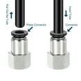 thumbnail image 5 of Uxcell 2 Pcs 8mm OD Tube to 1/4 Inch NPT Female Thread Push to Connect Fittings, 5 of 6
