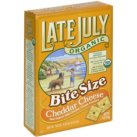 cheese crackers cheddar organic oz late pack july walmart