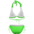 thumbnail image 2 of NICKSUN Women's Bikini Sets Two Piece Bathing Suits Sexy Halter Padded Bikini Swimsuits, 2 of 7