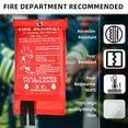 thumbnail image 5 of Buy 2 get 10% off Fire Blanket Fireproof Blanket Kitchen Escape Fire Fire Blanket, 5 of 5