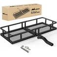 thumbnail image 7 of Nilight 60" x 24"x 7.87" Hitch Cargo Carrier & 5/8" Hitch Pin Clip Fits 2-inch Receiver 500 Lbs Heavy Duty Capacity Luggage Basket Hitch Fold Up for SUV Pickup Camping Traveling, 7 of 7