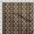 thumbnail image 4 of oneOone Polyester Spandex Brown Fabric Asian Ikat Craft Projects Decor Fabric Printed By The Yard 56 Inch Wide, 4 of 4