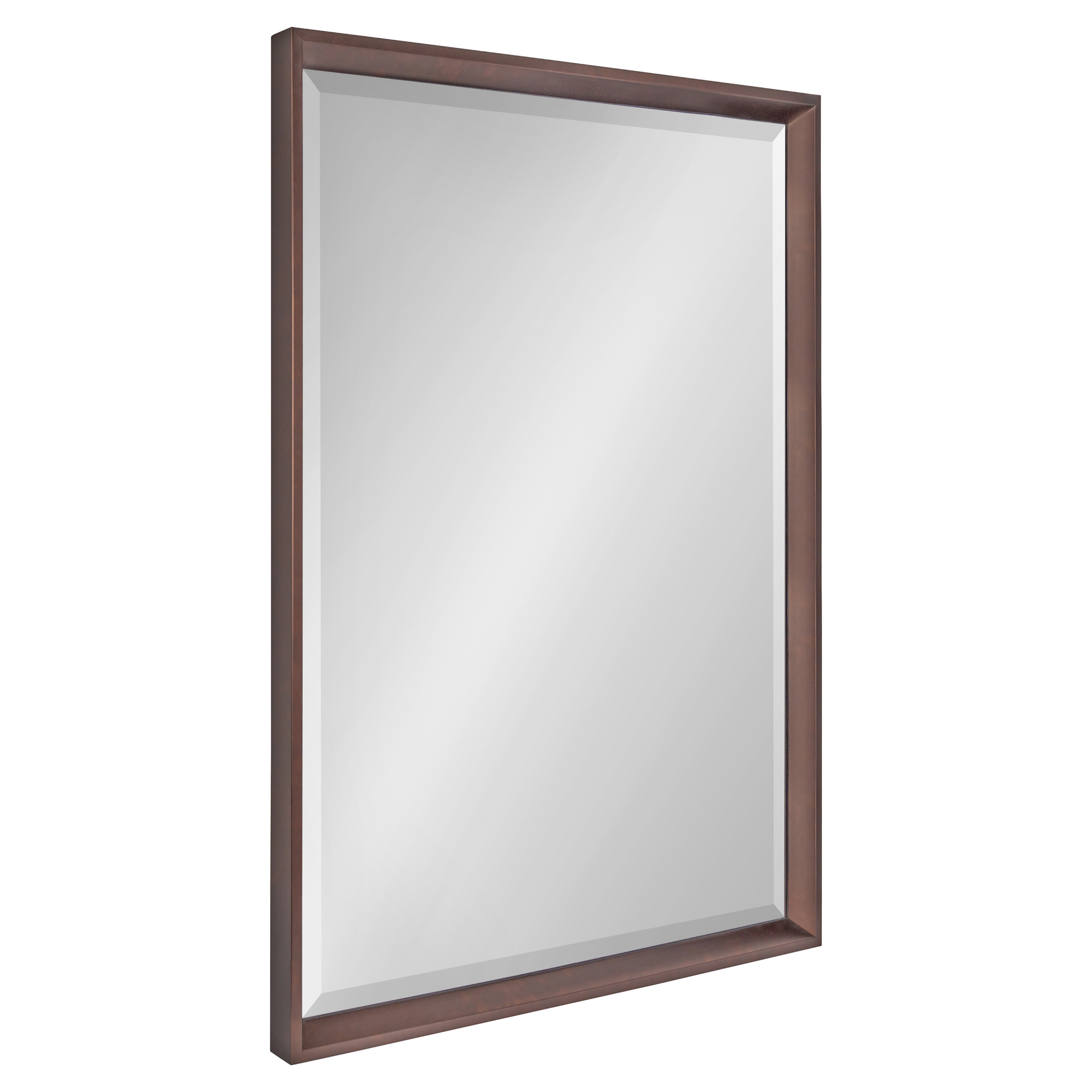 Kate and Laurel Calter Modern Framed Wall Mirror, 25.5 x 37.5, Bronze