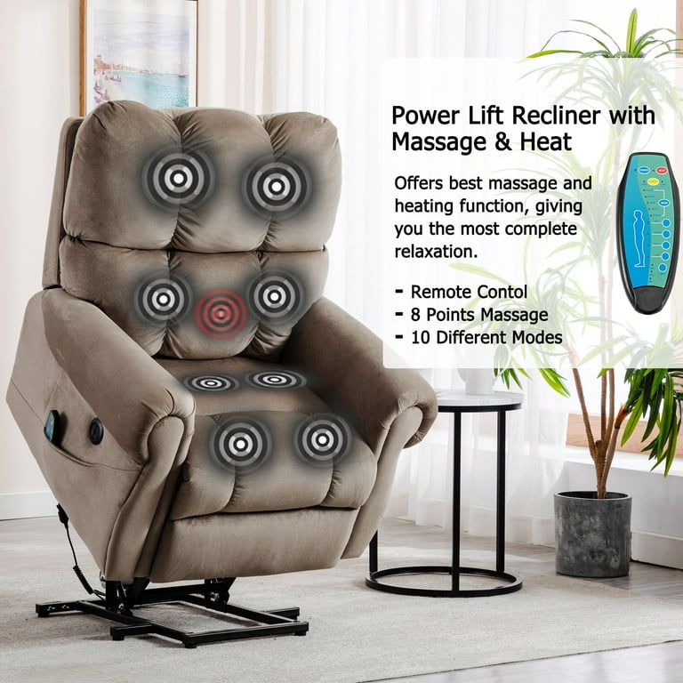 Homegear recliner chair with 8 point electric massage and heat new arrivals