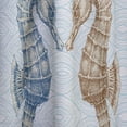 thumbnail image 4 of DESIGN ART Designart 'Sea horse couple in deep sea' Coastal Curtain Single Panel 52 in. wide x 90 in. high - 1 Panel 90 Inches, 4 of 5