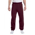thumbnail image 5 of Jerzees Mens NuBlend Elastic Bottom Sweatpants, L, Maroon, 5 of 5