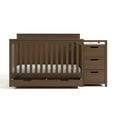 thumbnail image 3 of Graco Hadley 5-in-1 Convertible Baby Crib and Changer with Drawer, Hazelnut, 3 of 16