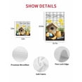 thumbnail image 7 of Spring Kitchen Dish Towels for Drying Dishes Set of 2, Country House Eggs Birds Botanical Floral Plaid Waffle Weave Microfiber Hand Tea Bathroom Towels Quick Dry & Absorbent Towel 15.7x23.6, 7 of 7