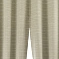 thumbnail image 5 of Sun Zero Dresden 2-pack Slub Detail Magnetic Closure 100% Blackout Grommet Curtain Panel Pair, 37"W x 84"L, Natural, 5 of 7