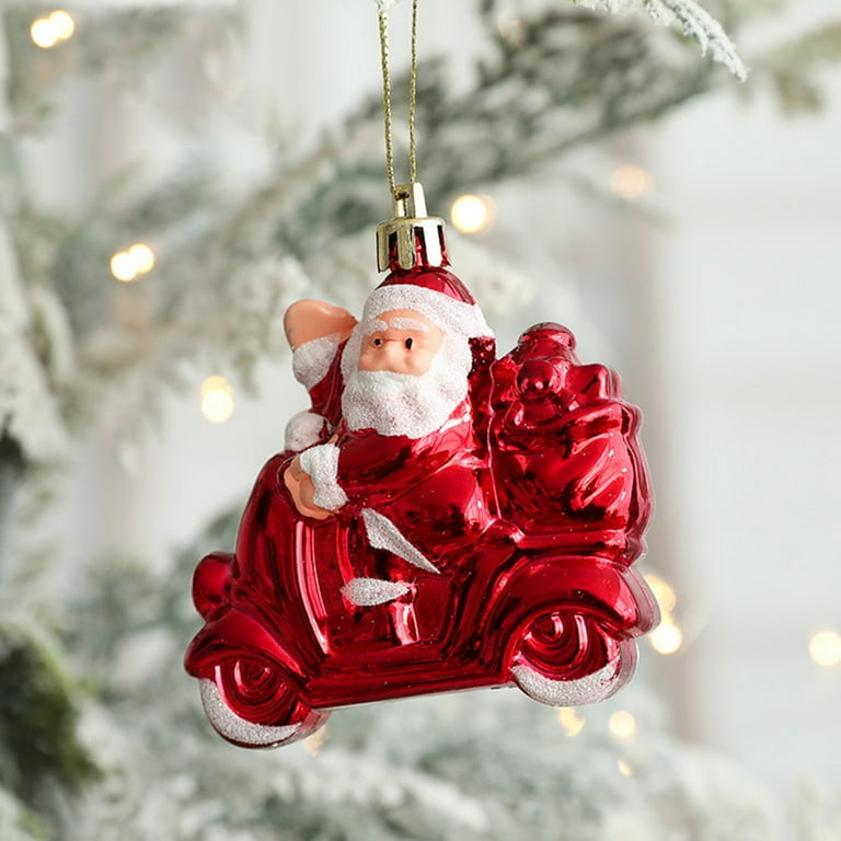 2PCS Christmas Hanging Ornaments for Xmas Tree, Shatterproof