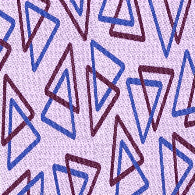 Ahgly Company Machine Washable Indoor Square Transitional Purple Violet Purple Area Rugs, 5' Square