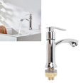 thumbnail image 4 of Single Cold Water Tap Water Saving Easy Control Water Flow Minimalist Modern Zinc Alloy Bathroom Sink Faucet, 4 of 9
