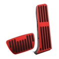 thumbnail image 2 of Almohadillas de cubierta de pedal de embrague de acelerador de aluminio para RAV4 2019 2020 accesorios de coche rojo Soledad pedales de coche, 2 of 9