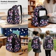 thumbnail image 3 of Xoenoiee Butterfly Cherry Blossom Print School Bag Backpack for Girls Bookbag College Students School Backpacks Set Lunch Box and Pencil Bag 3 in 1 Casual Rucksack Outdoor Daypack, 3 of 6