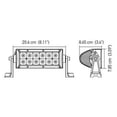 thumbnail image 3 of Hella Marine Value Fit Sport Series 12 LED Flood Light Bar - 8" - White, 3 of 5