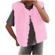 thumbnail image 2 of Blusa informal sin mangas y sin capucha para mujer, estilo abrigo y chaquetas, de imitación de lana, corta, cálida, de invierno, con abertura frontal., 2 of 7