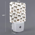 thumbnail image 2 of Fotbe Cow Luz Nocturna LED, Luz de Noche con Sensor de Luz Natural de Anochecer a Amanecer, Se Enchufa a la Pared, Blanco Cálido 0.5W-EU, 2 of 7