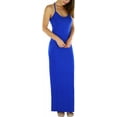 thumbnail image 4 of ToBeInStyle Women's Thin Strap Racerback V-Neck Maxi Dress, 4 of 7
