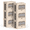 Beige-15.7x11.8x11.8 Inch-6, variant on 6 Pack Clothes Storb Light Grey 23.6x16.5x15.7 Inch