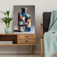 thumbnail image 5 of Abstract Geometric Ceramic Vase Canvas Print, Wall Decor for Living Room Office Shelf Entryway Bedroom Modern, 5 of 8