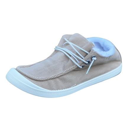 

Puawkoer Fashion Women Comfort Women s Casual Shoes Women Gray Color Walking Shoes Lady Easy Shoes