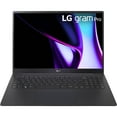 thumbnail image 2 of LG Gram Pro Home/Business Laptop (Intel Ultra 7-155H 16-Core, 16.0in 120 Hz 2.8K (2880x1800), GeForce RTX 3050, 32GB LPDDR5X 7466MHz RAM, Win 11 Pro) with Microsoft 365 Personal , Dockztorm Hub, 2 of 7