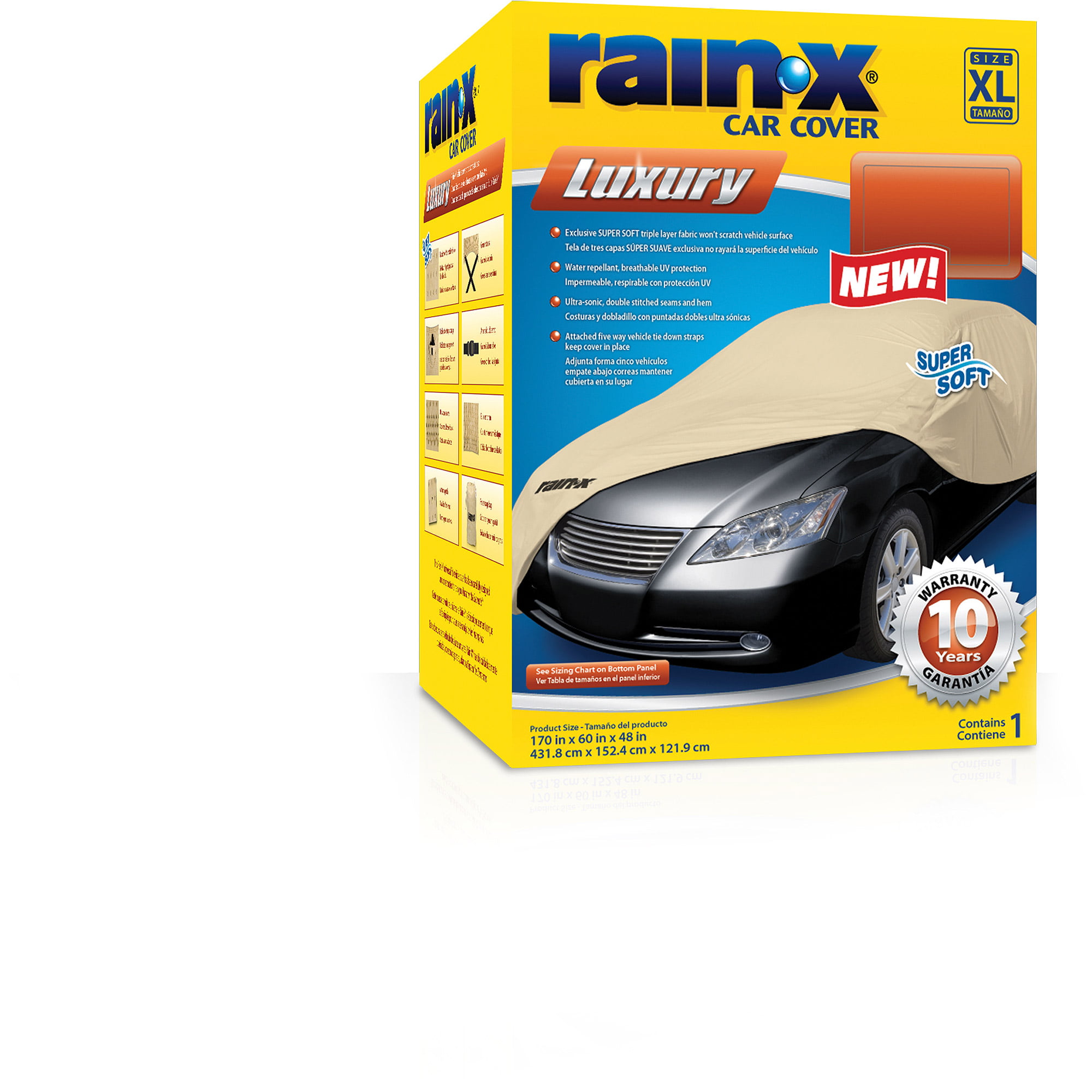 Rain-X 804509 Ultra Medium Car Cover,Blue 